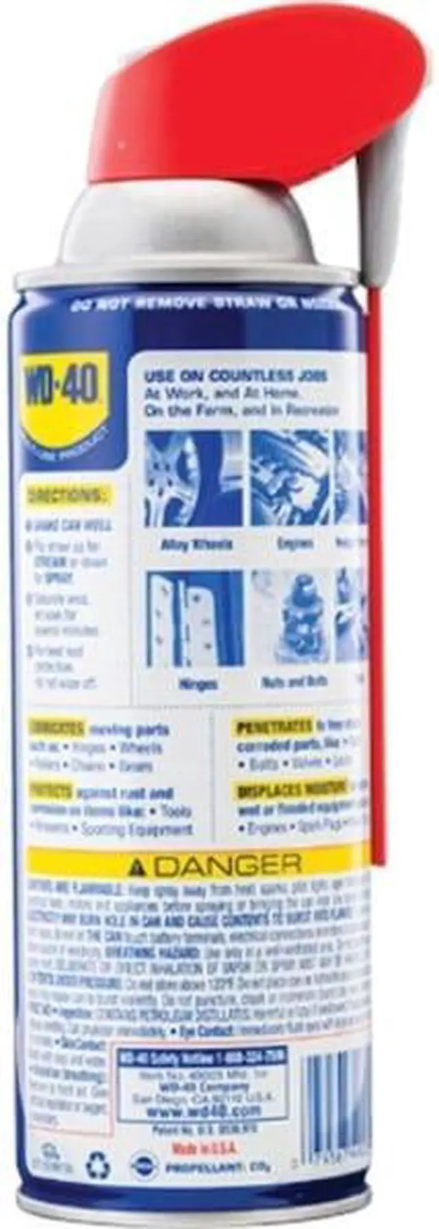 Alt view image 16 of 20 - WD-40 Company Smart Straw Spray Lubricant 11 oz Aerosol Can 490040EA