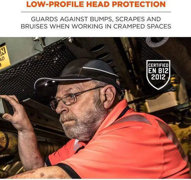 Alt view image 10 of 12 - 8960  Blk-Long Brim LED Bump Cap