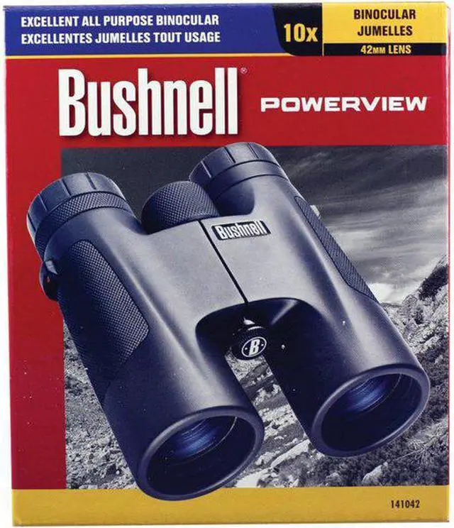 Alt view image 20 of 20 - Bushnell 141042 PowerView 10x 42mm Roof Prism Binoculars