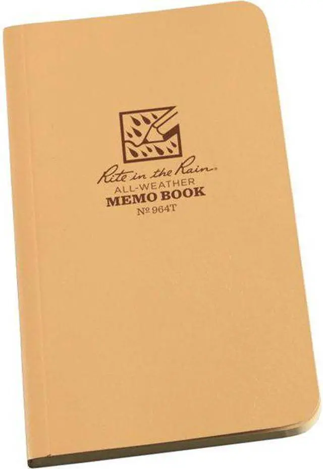 Alt view image 7 of 9 - RITE IN THE RAIN 964T All Weather Memo Book,Univ,3-1/2 x 6 in.