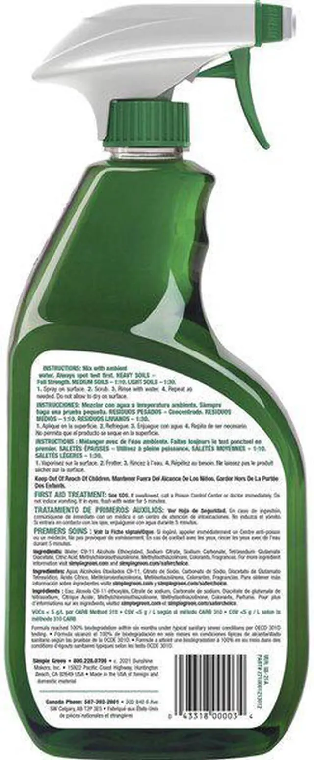 Alt view image 11 of 16 - Simple Green 13012CT Industrial Cleaner & Degreaser, Concentrated, 24 oz Bottle (Case of 12)