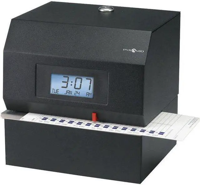 Alt view image 14 of 20 - PYRAMID 3700 Time Clock and Document Stamp,Digital,