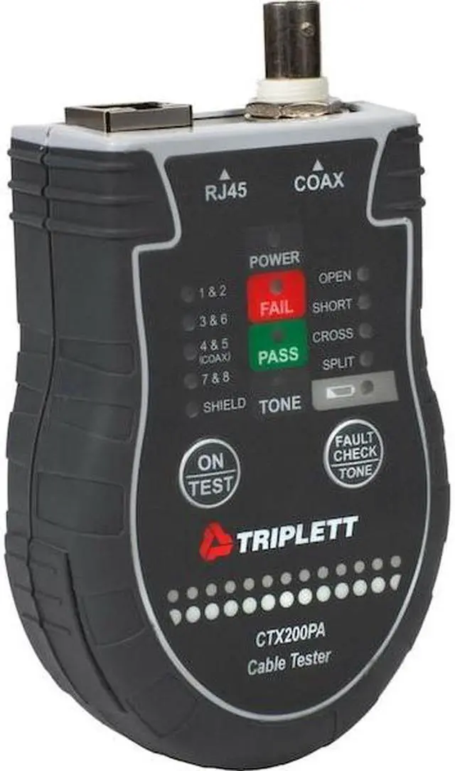 Alt view image 4 of 7 - Byte Brothers Pocketcat RJ45/coax Tester W/ Bonus Lighted Probe