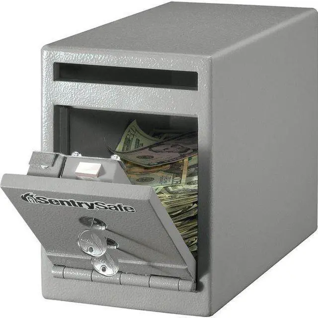 Alt view image 5 of 6 - Drop Slot Safe, .25 Cu. Ft., Dual Key Lock