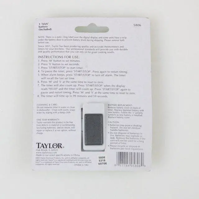 Alt view image 16 of 18 - Taylor 5806 Precision Digital Timer