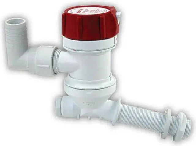 Alt view image 6 of 9 - RULE TOURNAMENT SERIES 800 LIVEWELL ANGLED TH FITTING 403C