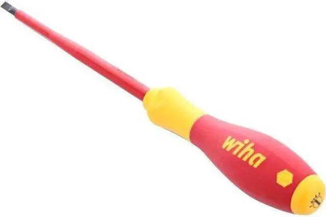 Alt view image 3 of 4 - WIHA TOOLS 32024 Insulated Slotted Screwdriver 3/16 in Round