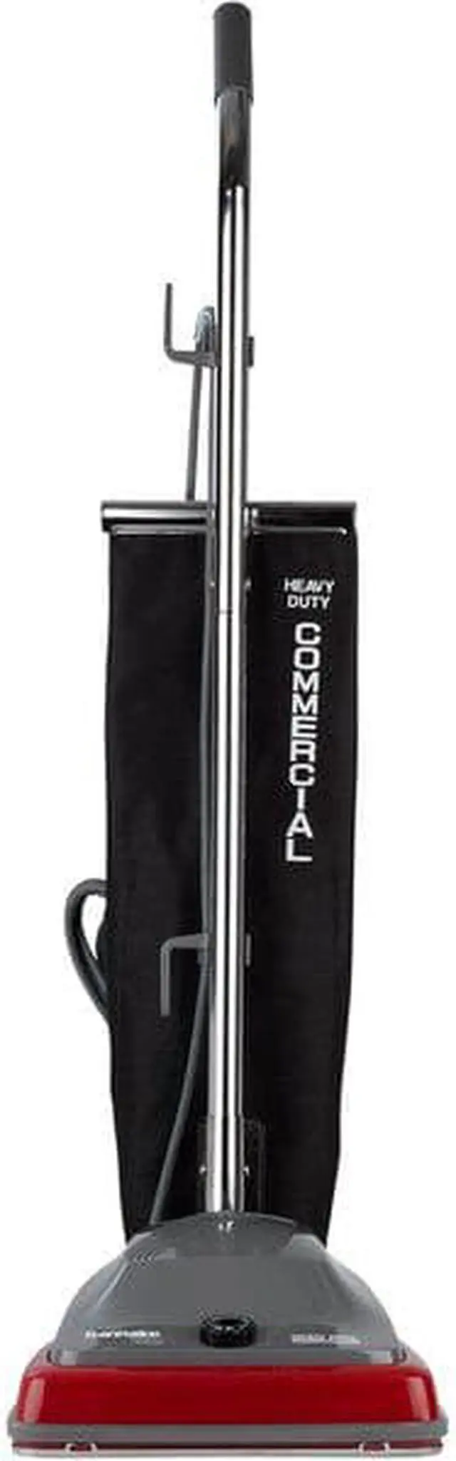 Alt view image 7 of 9 - Eureka SC679J Sanitaire Commercial Lightweight Bag-Style Upright Vac  12lbs  GY/Red