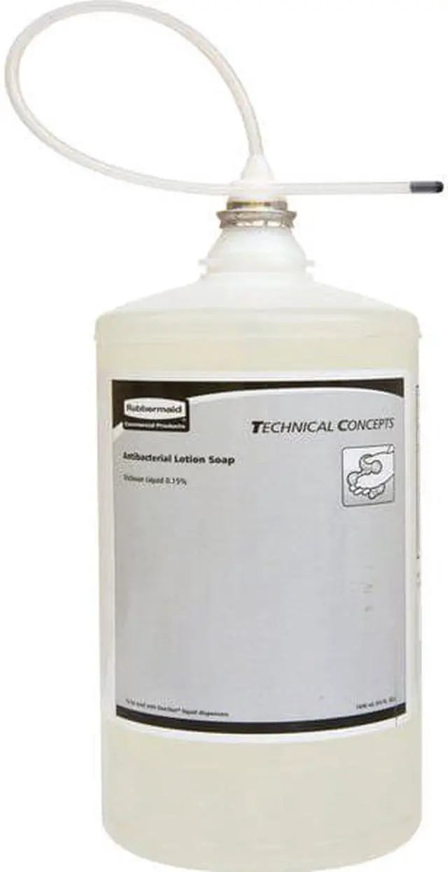 Alt view image 4 of 4 - Rubbermaid 2018581 Dispenser Antimicrobial Liquid Soap, White