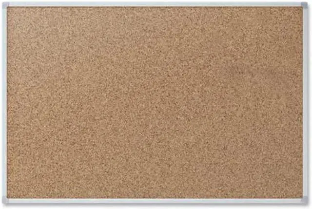 Alt view image 7 of 8 - QUARTET 85360 Bulletin Board,Cork,Aluminum Frame