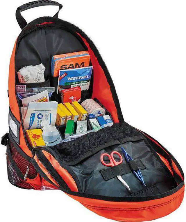 Alt view image 2 of 6 - ERGODYNE GB5243 Backpack Trauma Bag, 600D Polyester W/ Reinforced Backing,