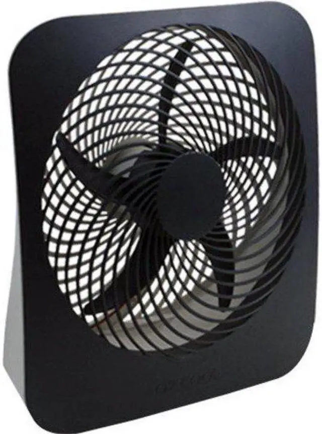Alt view image 11 of 13 - O2 Cool FD10002A O2 Cool FD10002A Portable Fan - 10" Diameter - 2 Speed - Carrying Handle, Adjustable Tilt Head, Foldable - White, Gray