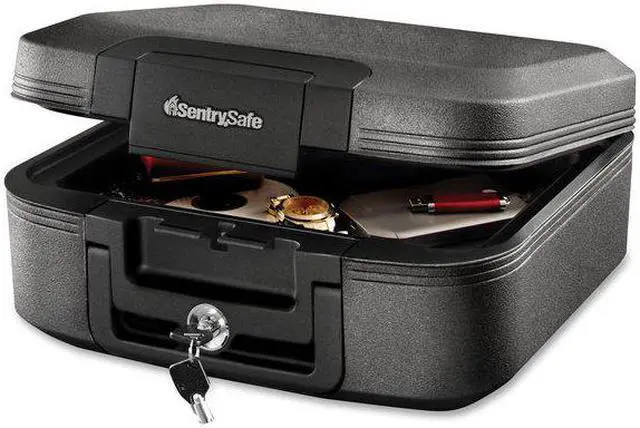 Alt view image 8 of 11 - SentrySafe - CFW20201 - 15-2/5 x 14 1/3 in x 6-3/5 Fire Safe, Gray; Holds Paper, Valuables, USB Drives, CD's, DVD's and