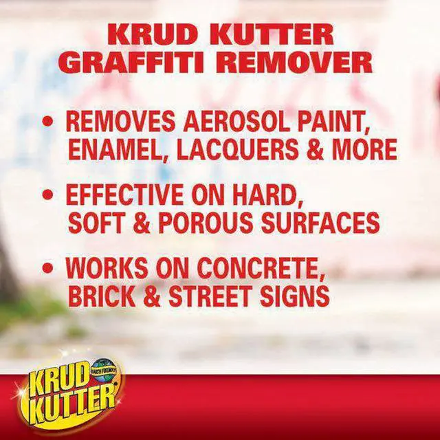 Alt view image 4 of 9 - KRUD KUTTER GR012 Graffiti Remover,1 gal.