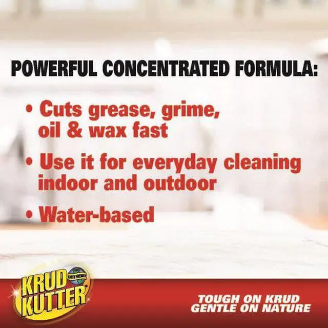Alt view image 2 of 7 - KRUD KUTTER KK012 Cleaner/Degreaser Stain Remover, Jug, 1 gal, Concentrated,