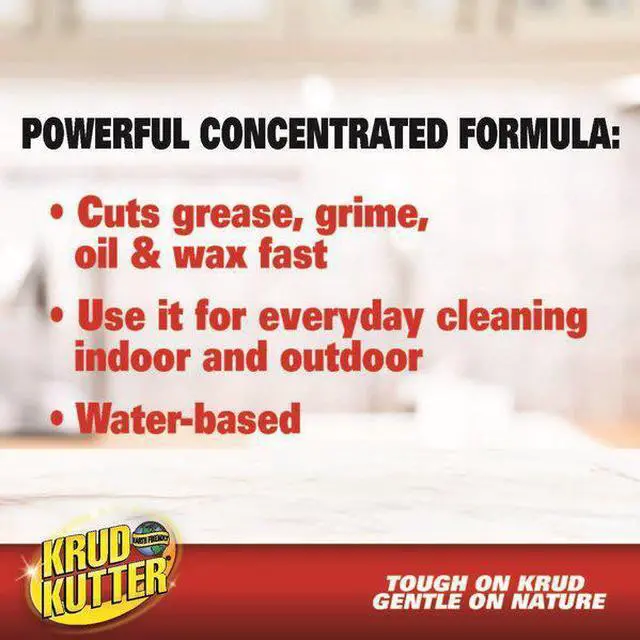 Alt view image 2 of 6 - KRUD KUTTER KK326 Cleaner/Degreaser Stain Remover, Spray Bottle, 32 oz,