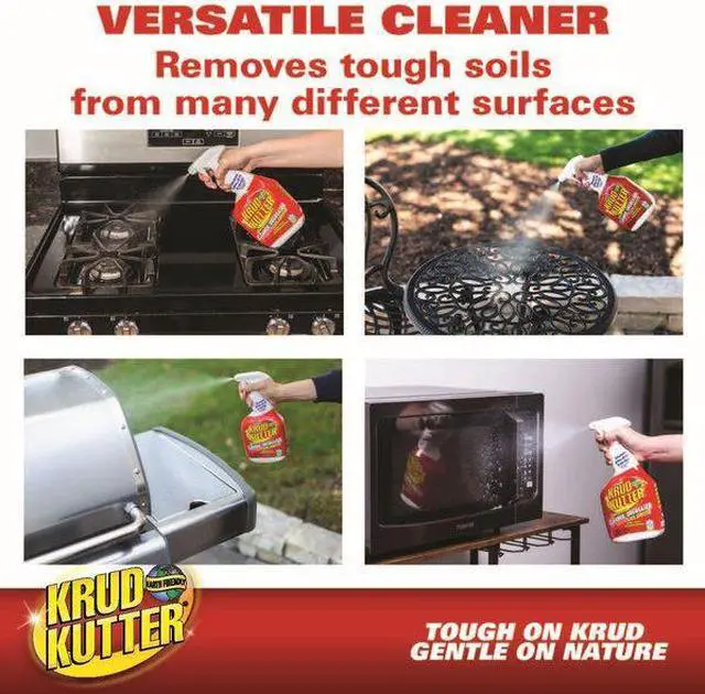 Alt view image 3 of 6 - KRUD KUTTER KK326 Cleaner/Degreaser Stain Remover, Spray Bottle, 32 oz,