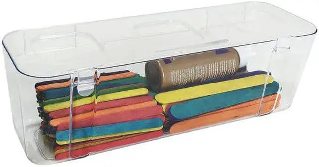 Alt view image 5 of 13 - Large Caddy Organizer Compartment-Clear