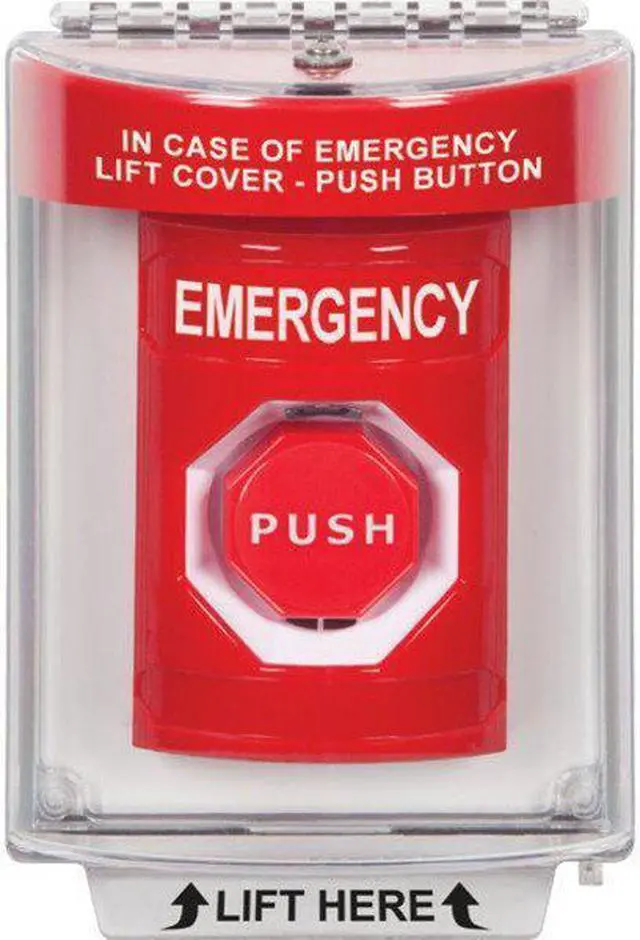 Alt view image 3 of 3 - Safety Technology International Emergency Push Button,Momentary Type SS2045EM-EN