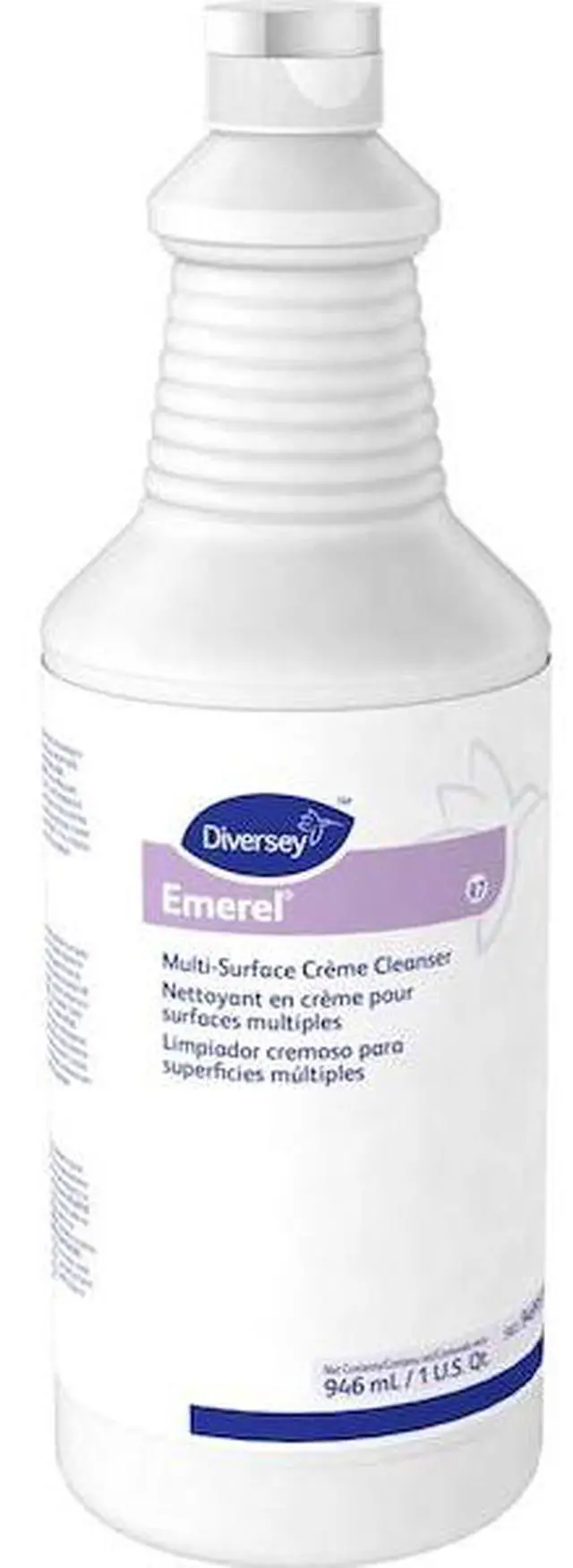 Alt view image 6 of 6 - Diversey Bathroom Cleaner, 32 oz. Bottle, Unscented Liquid, Ready To Use, 12 PK