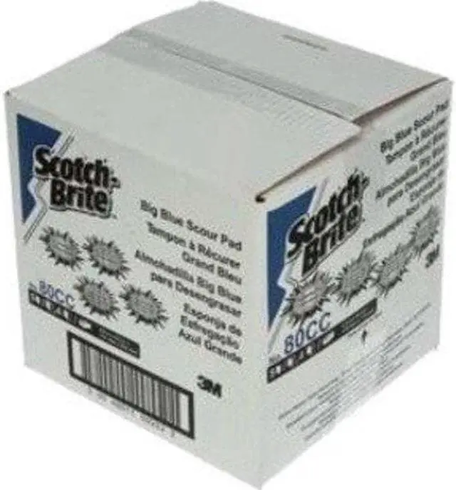 Alt view image 2 of 4 - SCOTCH-BRITE 80CC Scouring Pad,4-1/2" L x 8-1/2" W,PK5