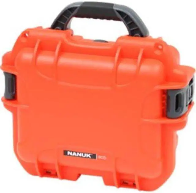 Alt view image 5 of 8 - NANUK CASES 905S-010OR-0A0 Orange Protective Case, 12-1/2"L x 10.1"W x 6"D
