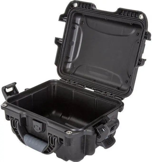 Alt view image 3 of 9 - Nanuk Small Series 905 Lightweight NK-7 Resin Waterproof Protective Case with Foam for Point & Shoot Camera or Binoculars, Black