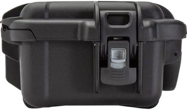Alt view image 5 of 9 - Nanuk Small Series 905 Lightweight NK-7 Resin Waterproof Protective Case with Foam for Point & Shoot Camera or Binoculars, Black