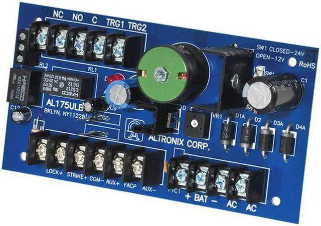 Alt view image 7 of 7 - ALTRONIX AL175ULB Power Supply 2Out 12Dc Or 24Dc @ 1.75A