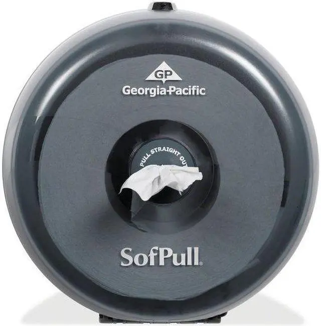 Alt view image 2 of 7 - GEORGIA-PACIFIC 56513 Mini Centerpull Tissue Dispenser,Smoke
