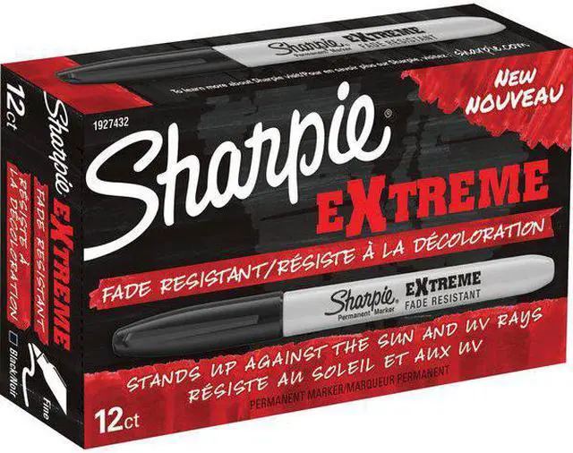 Alt view image 2 of 6 - SHARPIE 1927432 Permanent Marker, Fine Tip Black PK12