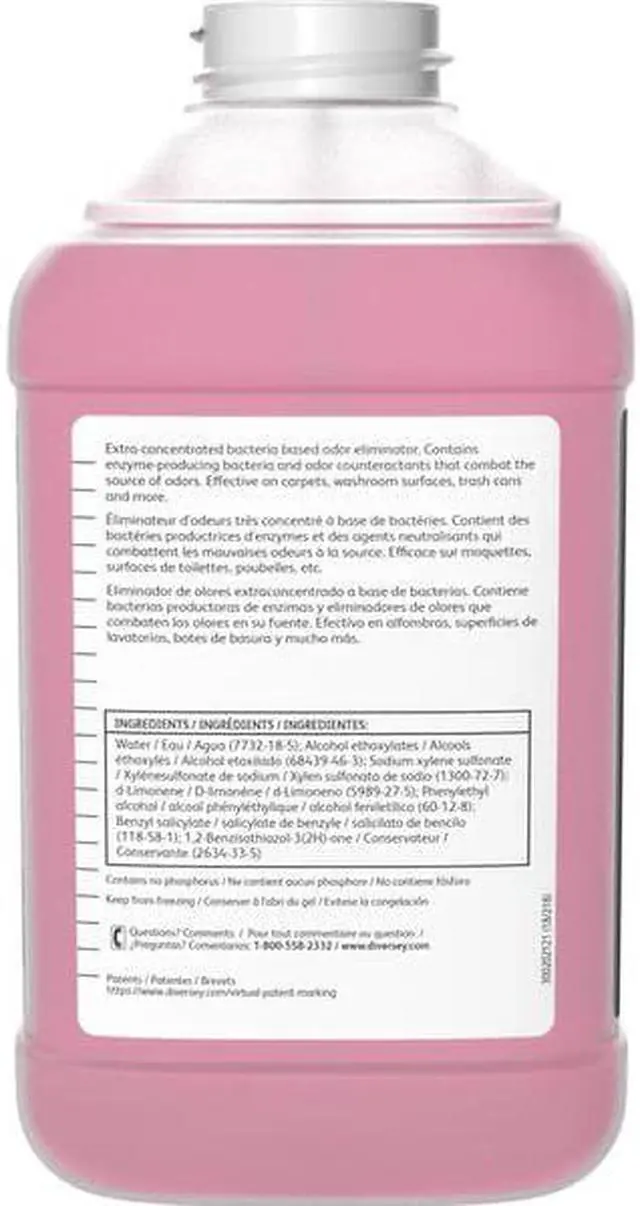 Alt view image 6 of 6 - DIVERSEY 95773791 Odor Eliminator,2.5L,Fresh,PK2