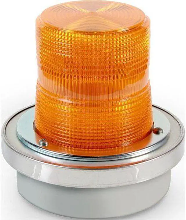 Alt view image 4 of 4 - Edwards Signaling Warning Light,40W Halogen,Amber,65 FPM HAWA 50A-N5-40WH
