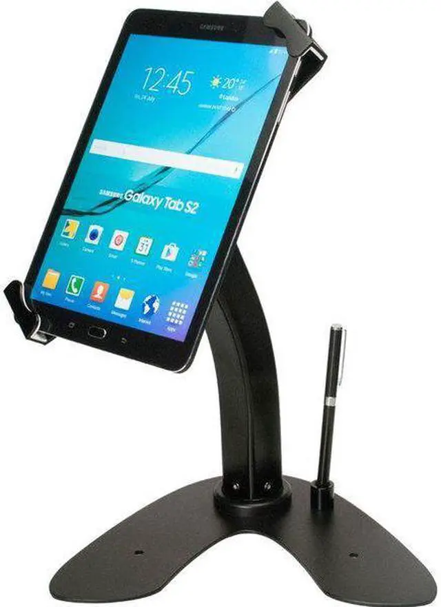 Alt view image 12 of 20 - Cta Digital Universal Dual Security Kiosk With Locking Holder And Anti-Theft Cable