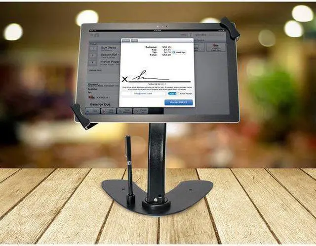 Alt view image 14 of 20 - Cta Digital Universal Dual Security Kiosk With Locking Holder And Anti-Theft Cable