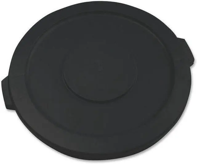 Alt view image 4 of 4 - RUBBERMAID 1867532 Brute Trash Can Top,Flat,Snap-On Closure,Black