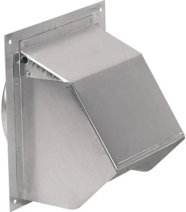 Alt view image 3 of 5 - Cap Wall Rnd Duct 6 In Plstc LAMBRO INDUSTRIES Range Hood Accessories 351G Gray