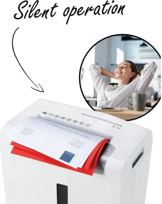 Alt view image 7 of 7 - HSM shredstar S10 Paper Shredder, Strip-Cut Style