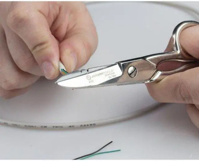 Alt view image 8 of 10 - JONARD TOOLS ES-1964 Electricians Scissors,Right or Left Hand