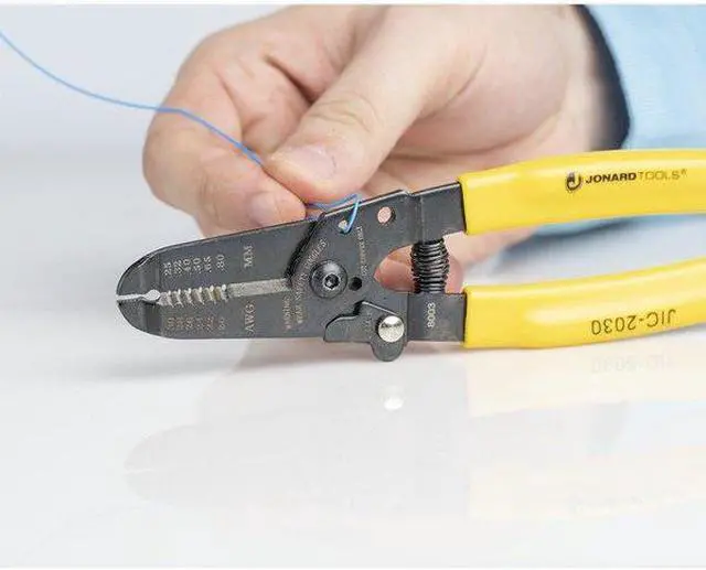 Alt view image 6 of 9 - Jonard Tools Wire Stripper/Cutter,20-30 AWG,6-3/4 In.  JIC-2030