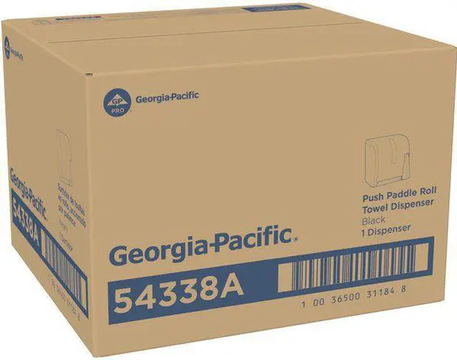 Alt view image 7 of 11 - GEORGIA-PACIFIC 54338A Vista® 14-1/4"H x 12-3/4"W, Push Lever Dispenser, Smoke