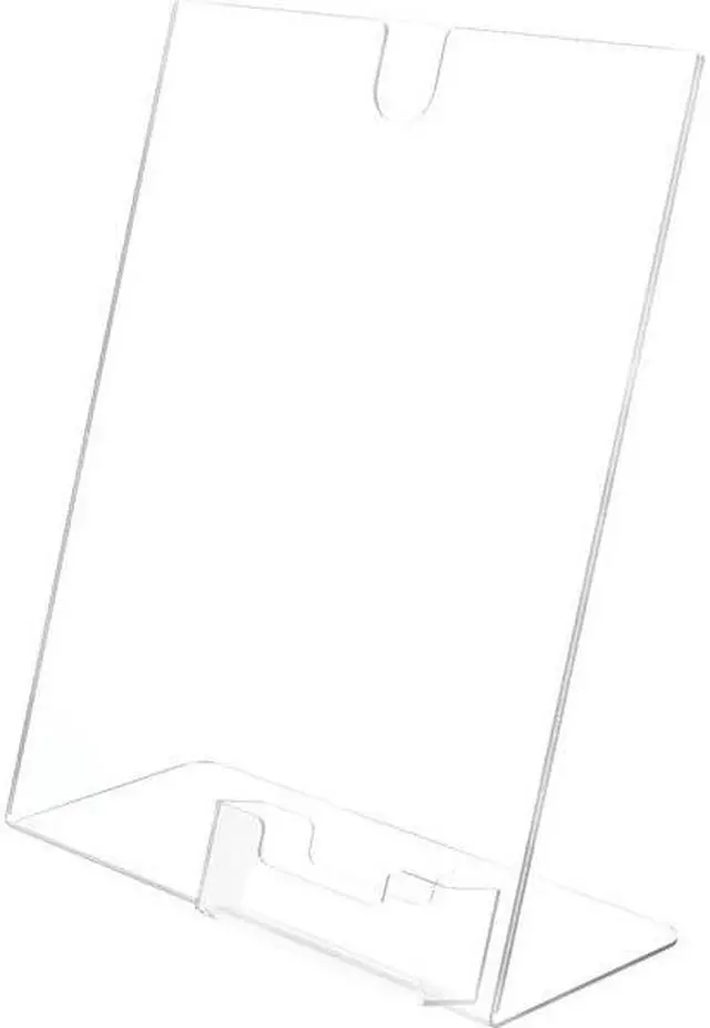 Alt view image 4 of 8 - DEFLECTO 590601GR Sign and Business Card Holder,8-1/2x11