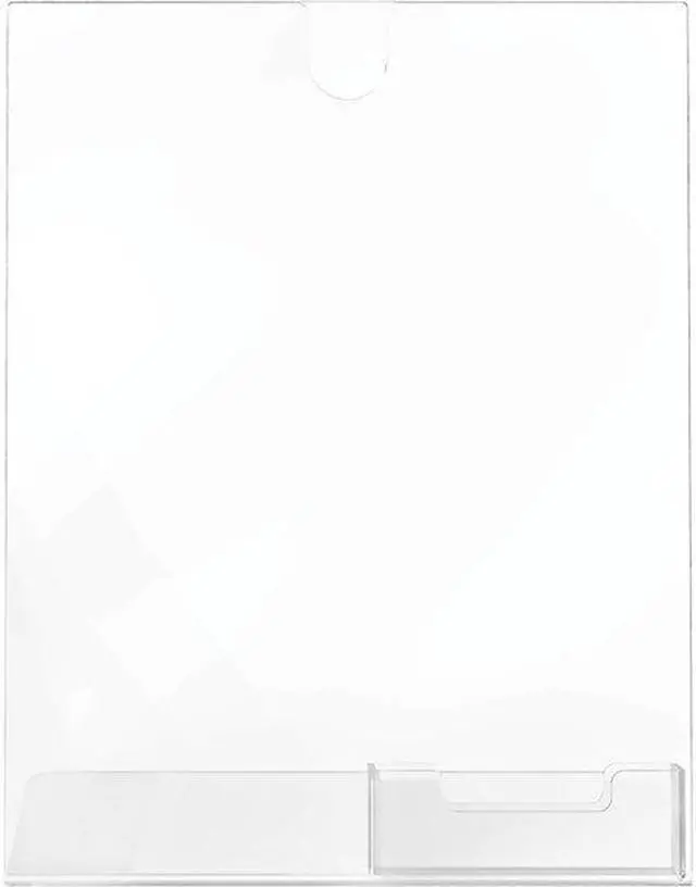 Alt view image 5 of 8 - DEFLECTO 590601GR Sign and Business Card Holder,8-1/2x11