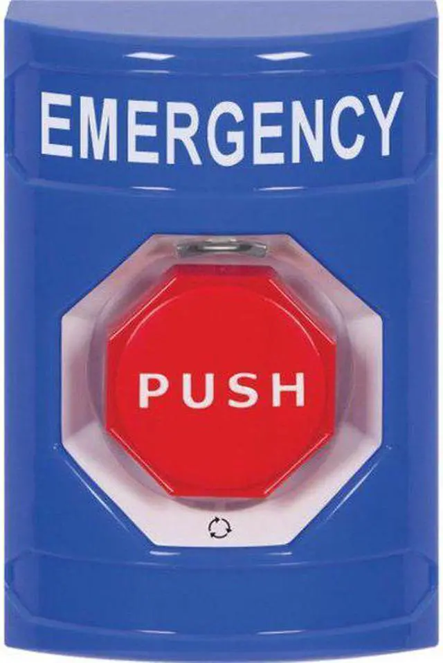 Alt view image 4 of 4 - Safety Technology International Emergency Push Button Polycarbonate SS2409EM-EN