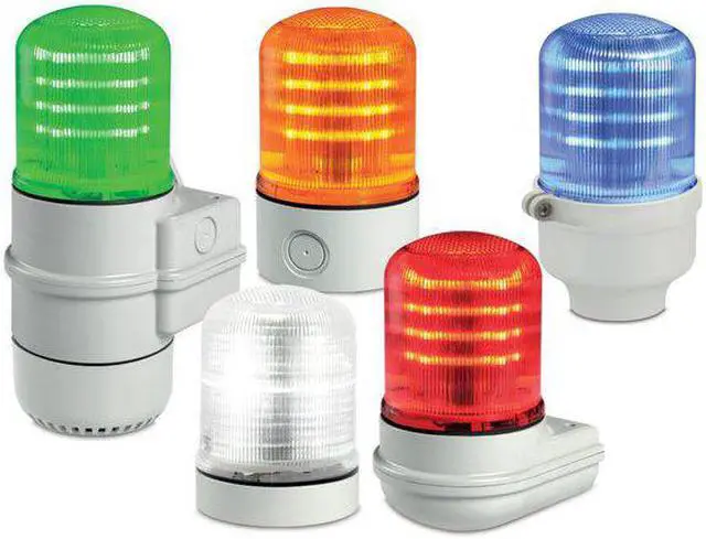Alt view image 3 of 3 - Federal Signal Beacon Warning Light,Green,LED  SLM100G