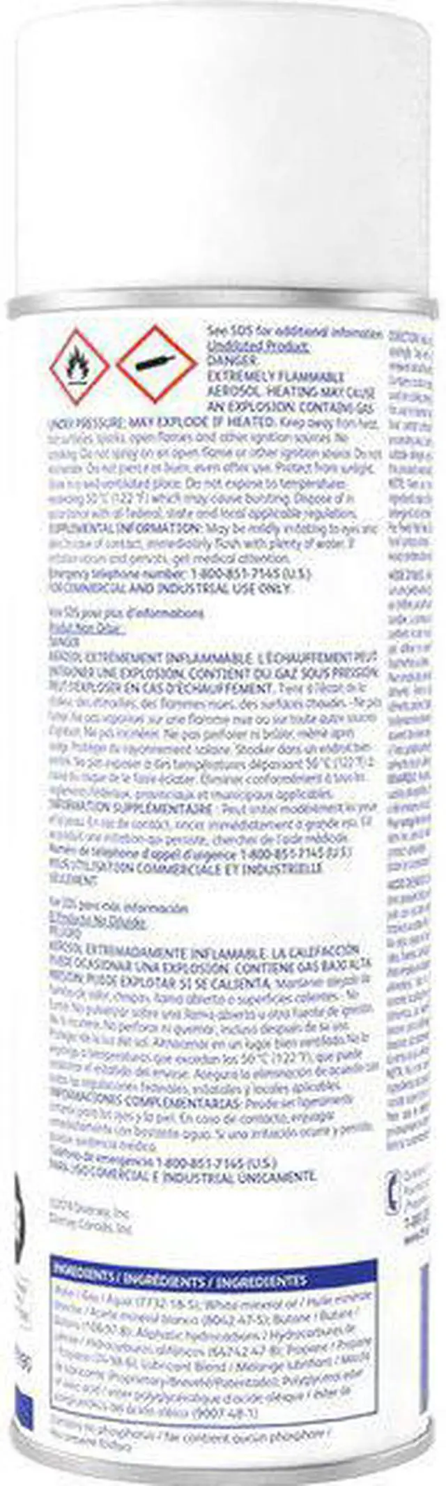 Alt view image 4 of 4 - Diversey Metal Cleaner, 16 oz. Aerosol Can, Unscented Liquid, Ready to Use, 1 EA