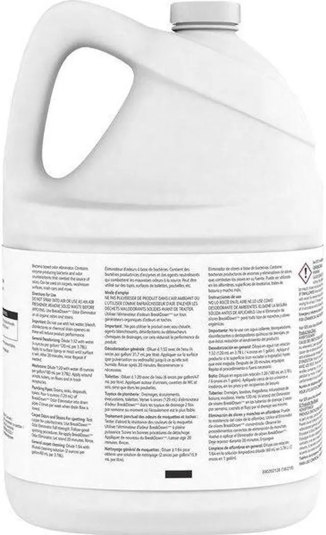 Alt view image 3 of 5 - DIVERSEY 94355110 Liquid Deodorizer,Size 1 gal.,Red