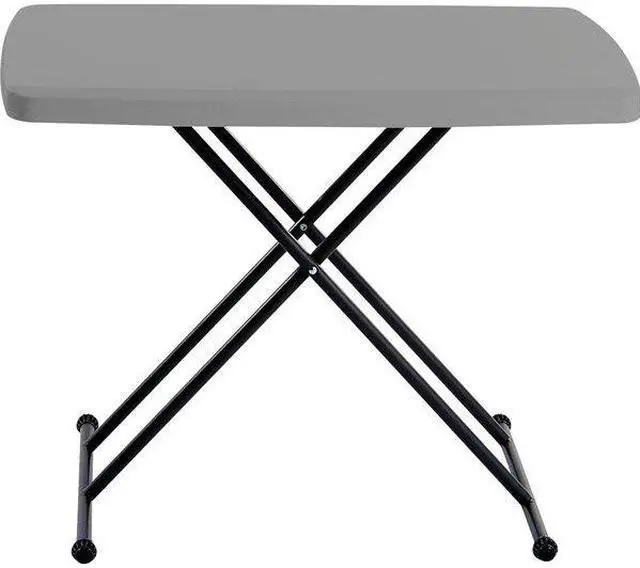 Alt view image 9 of 10 - Iceberg - 65491 - Iceberg IndestrucTable TOO Personal Folding Table - Rectangle Top - X-shaped Base - 30 Table Top