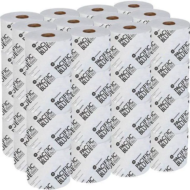 Alt view image 6 of 12 - GEORGIA-PACIFIC 14448/01 Envision Toilet Paper, 1Ply,PK48