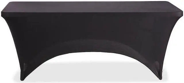 Alt view image 14 of 16 - iGear Fabric Table Cover Polyester/Spandex 30 x 72 Black 16521